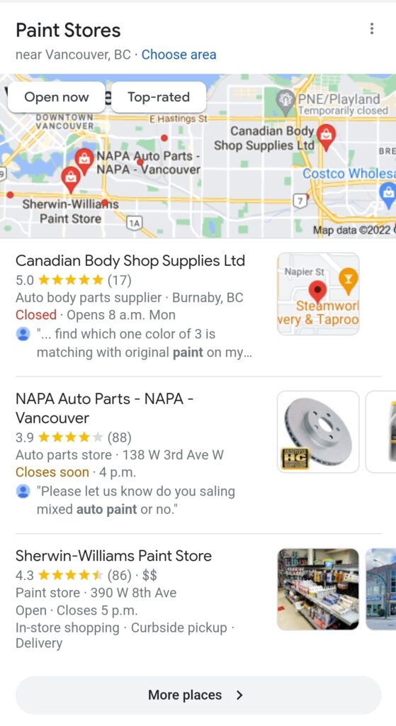Where to Buy Automotive Paint in Canada