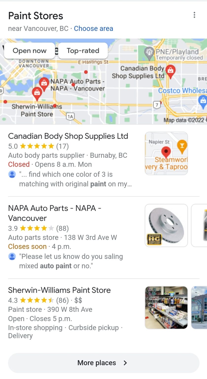 Where to Buy Automotive Paint in Canada