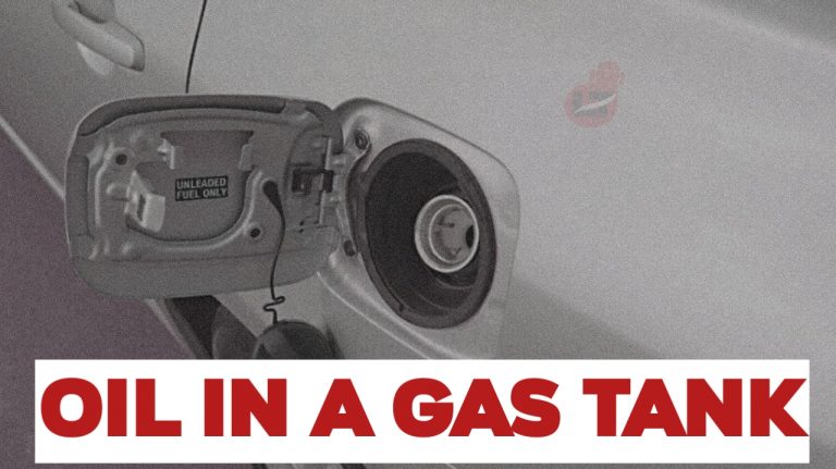 Oil in Gas Tank