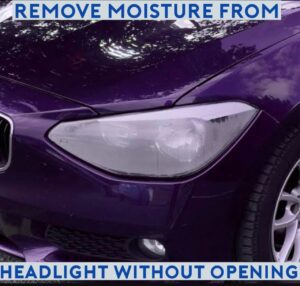 How to Remove Moisture From Car Headlight Without Opening